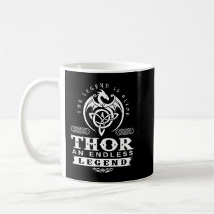 Taza De Café Viking La Leyenda Está Viva Thor Una Leyenda Inter
