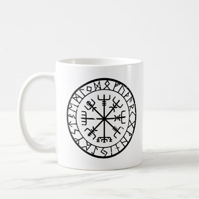 Taza De Café Viking Vegvisir (Izquierda)