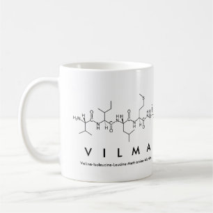 Taza De Café Vilma peptide nombre mug