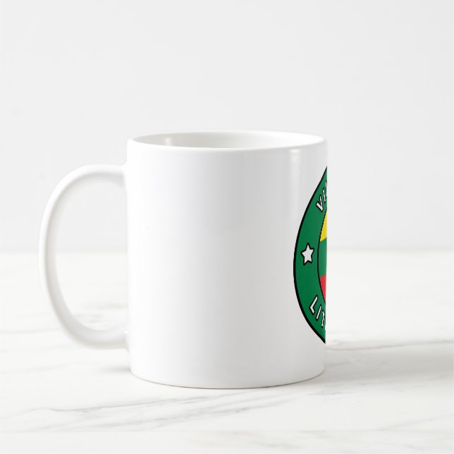Taza De Café Vilnius Lituania (Izquierda)