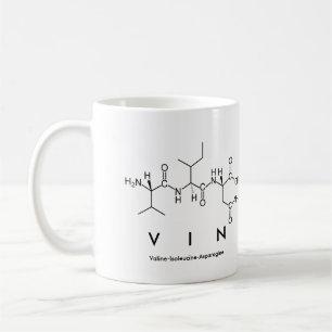 Taza De Café Vin peptide nombre mug