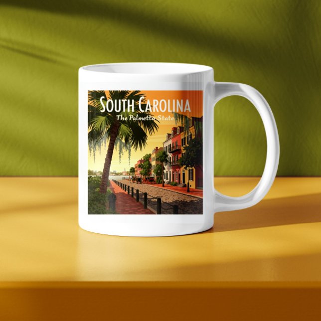 Taza De Café Viñage South Carolina (Subido por el creador)