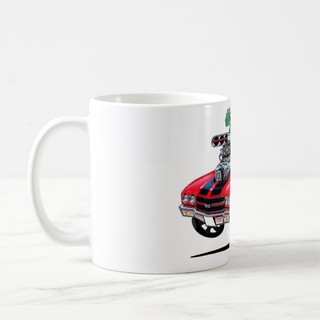 Taza De Café Vince Crains High Octane Art, 1970 Chevelle SS (Izquierda)
