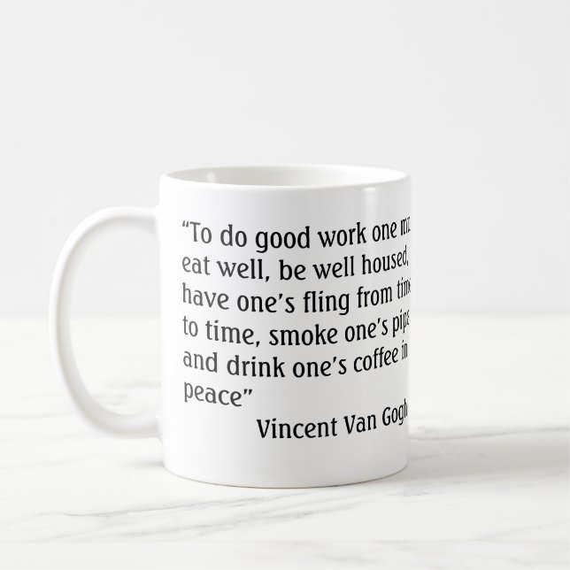 Taza De Café Vincent Van Gogh (Izquierda)
