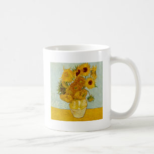 Taza De Café Vincent Van Gogh 12 Girasoles Impresionista