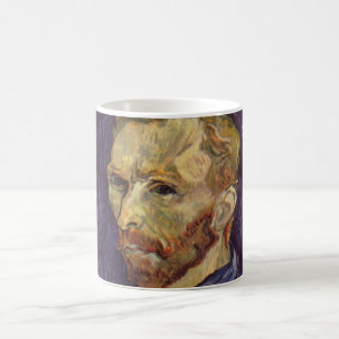 Taza De Café Vincent Van Gogh Autoretrato ojos oscuros