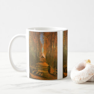 Taza De Café Vincent van Gogh - Avenida de Álamos en Otoño