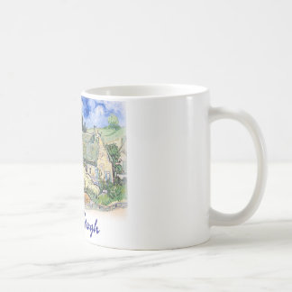 Taza De Café Vincent van Gogh - cabañas con los tejados