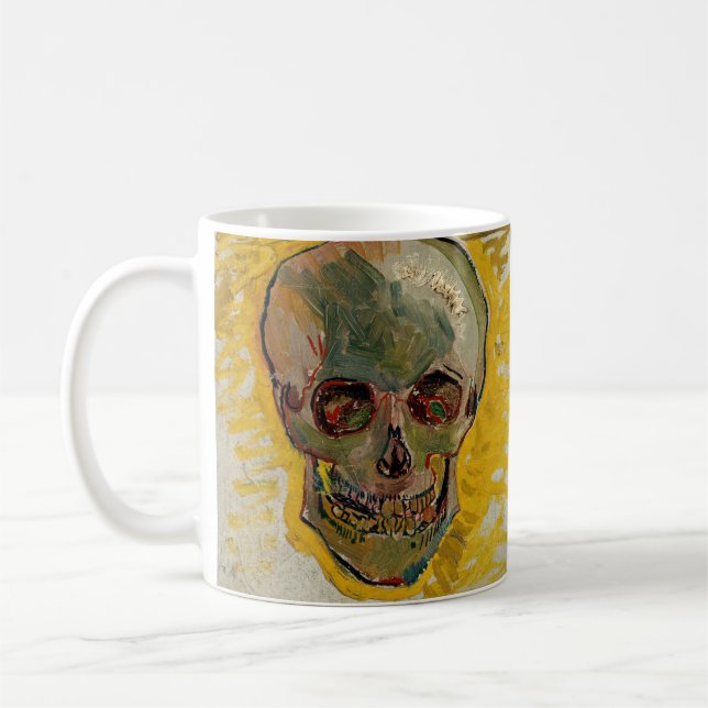 Taza De Café Vincent van Gogh - Calavera 1887 #2 (Izquierda)