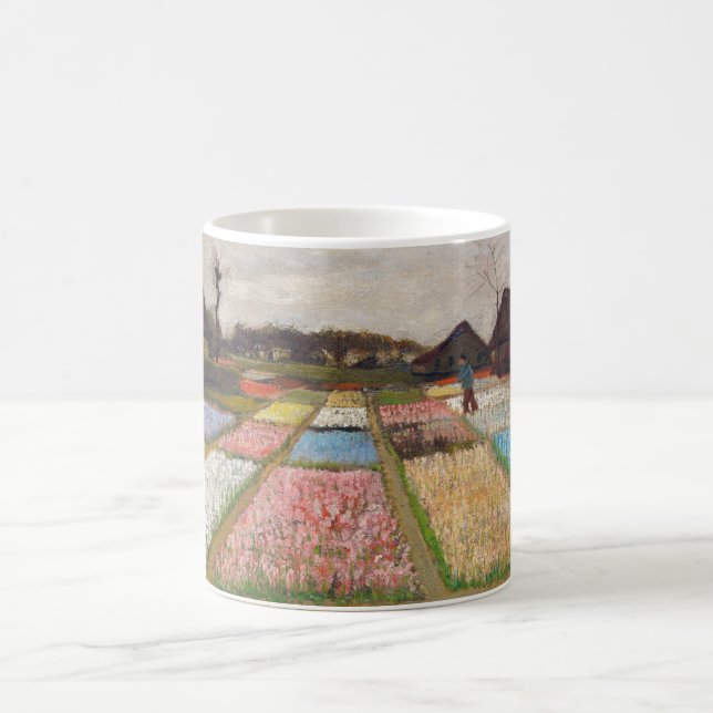Taza De Café Vincent van Gogh - Camas de flores en Holanda (Centro)