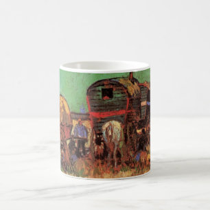 Taza De Café Vincent van Gogh - Campamento de Gitanos Caravanas