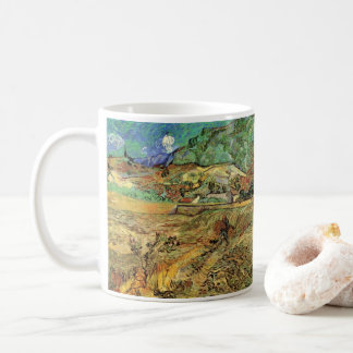 Taza De Café Vincent van Gogh - Campo de trigo cercado con camp