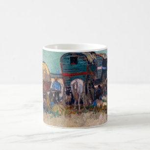 Taza De Café Vincent van Gogh - Caravanas, campamento gitano ce