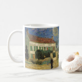 Taza De Café Vincent van Gogh - Casa blanca de noche