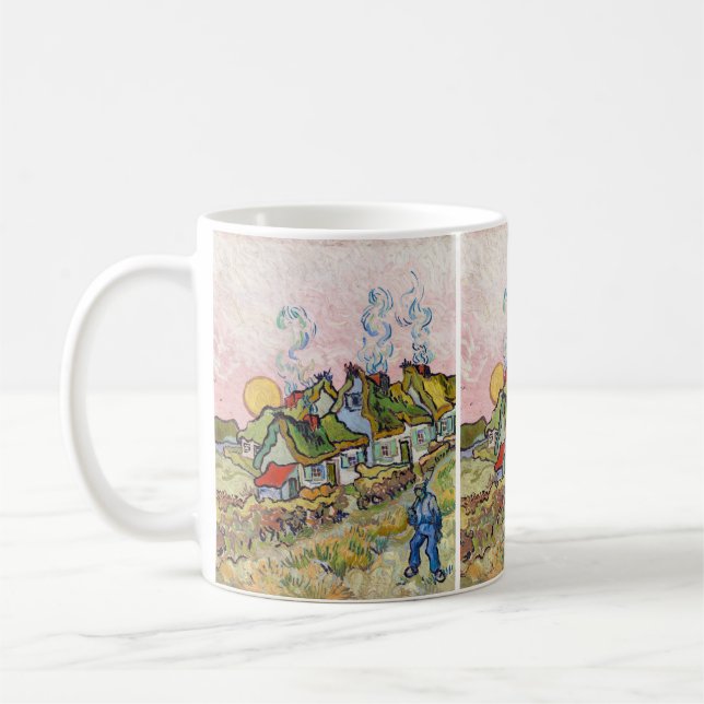 Taza De Café Vincent van Gogh - Casas y Figura (Izquierda)