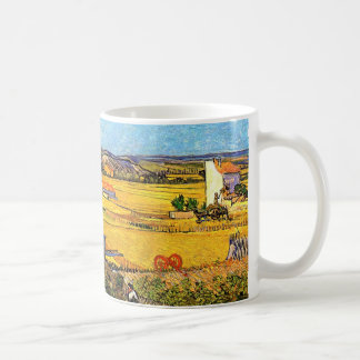 Taza De Café Vincent Van Gogh - Cosecha en La Crau Arte Fino