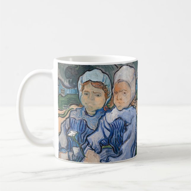 Taza De Café Vincent van Gogh - Dos niñas pequeñas (Izquierda)