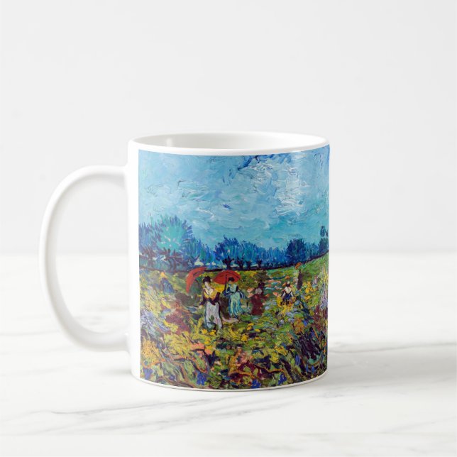 Taza De Café Vincent van Gogh - Green Vineyard (Izquierda)