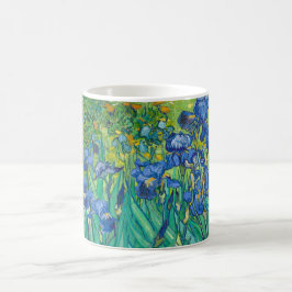 Taza De Café Vincent Van Gogh Irises Bella Artes de cosecha flo