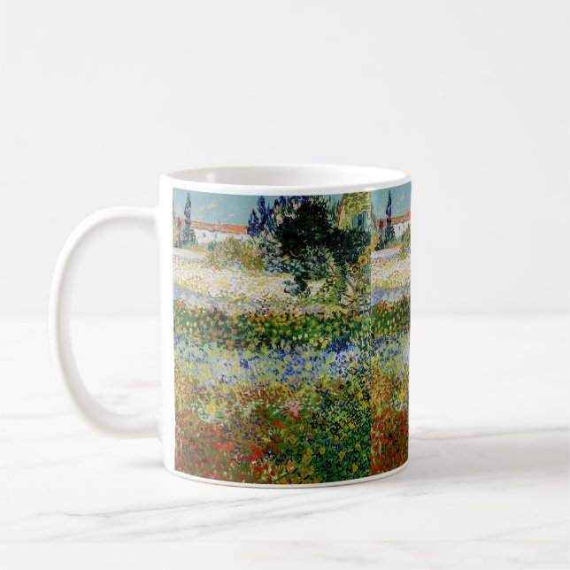 Taza De Café Vincent van Gogh - Jardín de flores (Izquierda)