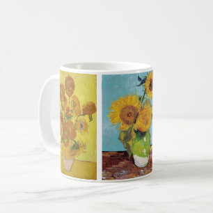 Taza De Café Vincent Van Gogh - Jarrón con doce girasoles