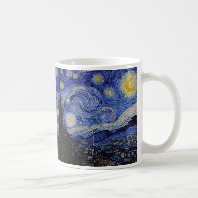 Taza De Café Vincent Van Gogh - La noche estrellada (Derecha)