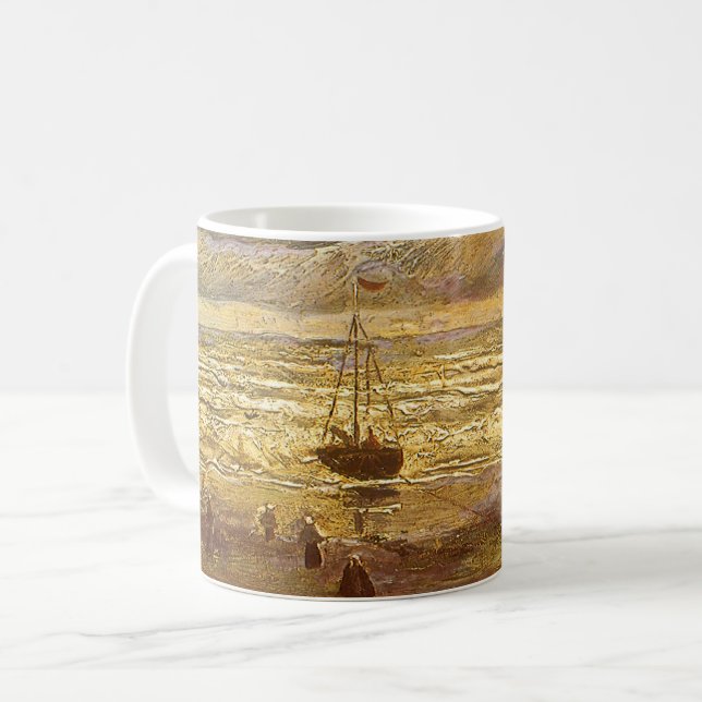 Taza De Café Vincent van Gogh - Mar de Scheveningen (Anverso izquierdo)