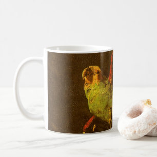 Taza De Café Vincent van Gogh - Naturaleza muerta con loro verd