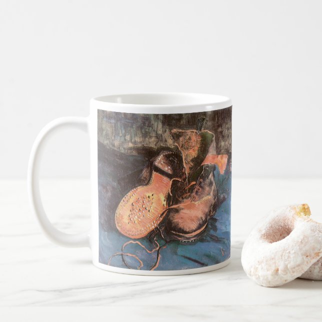 Taza De Café Vincent van Gogh - Naturaleza muerta con un par de (Con donut)