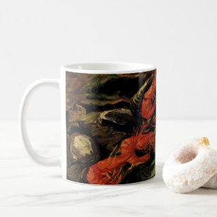 Taza De Café Vincent van Gogh - Naturaleza muerta mejillones y