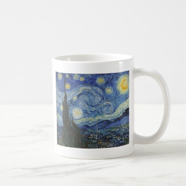 Taza De Café Vincent van Gogh| Noche estrellada, junio de 1889 (Derecha)