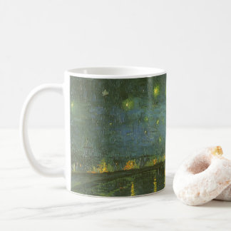 Taza De Café Vincent van Gogh - Noche estrellada sobre el Ródan