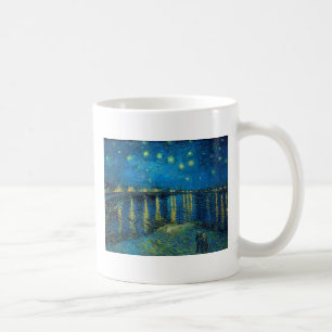 Taza De Café Vincent Van Gogh Noche estrellada sobre el Ródano