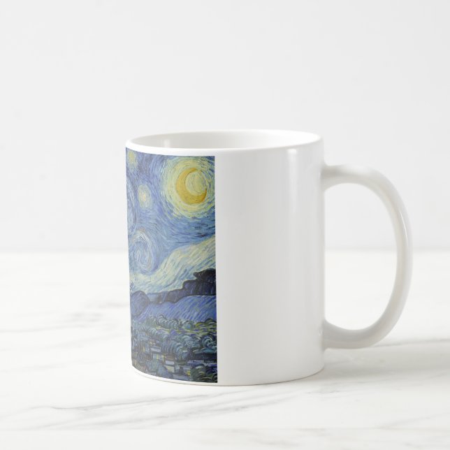 Taza De Café Vincent van Gogh - Noche Starry (Derecha)