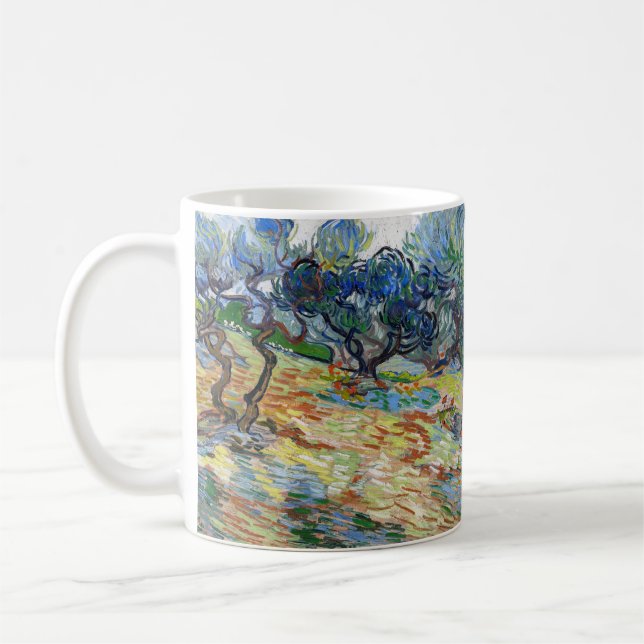 Taza De Café Vincent van Gogh - Olivos: Cielo azul brillante (Izquierda)
