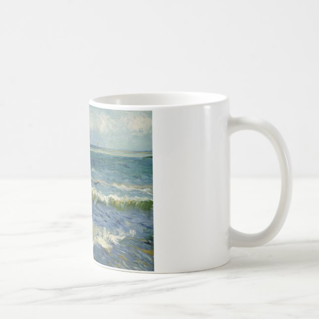 Taza De Café Vincent van Gogh - paisaje marino cerca de Les (Derecha)