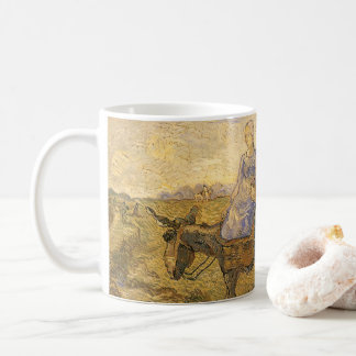 Taza De Café Vincent van Gogh - Pareja de campesinos yendo al t