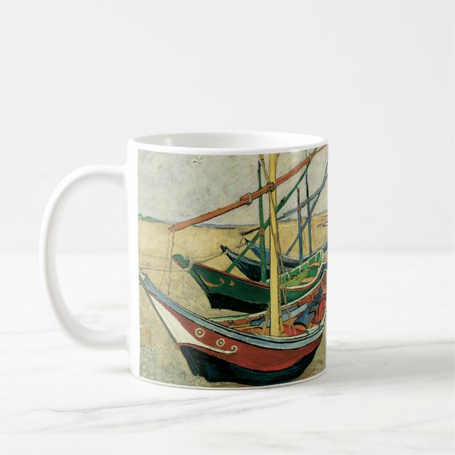 Taza De Café Vincent van Gogh - Pescadores en la playa (Izquierda)