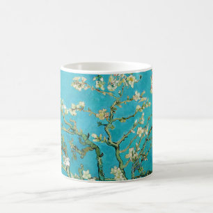Taza De Café Vincent Van Gogh pintando Almendros en Flor