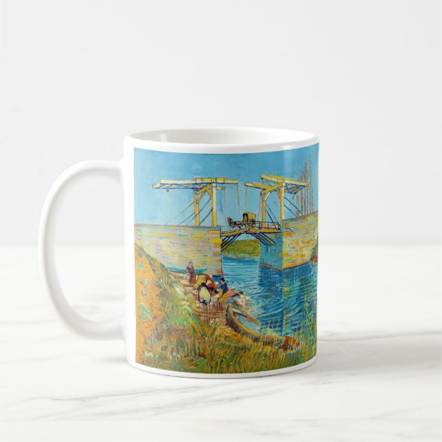 Taza De Café Vincent van Gogh - Puente Langlois en Arles #1 (Izquierda)