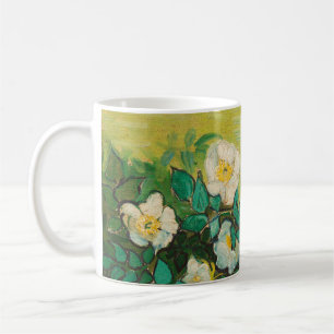 Taza De Café Vincent Van Gogh Rosas Silvestres Arte Fino
