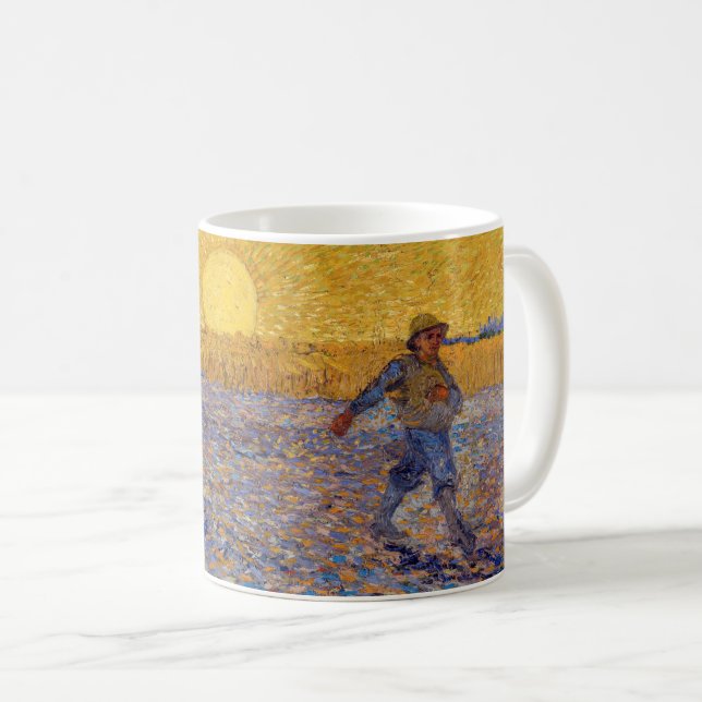 Taza De Café Vincent van Gogh - Sower with Setting Sun (Anverso derecho)