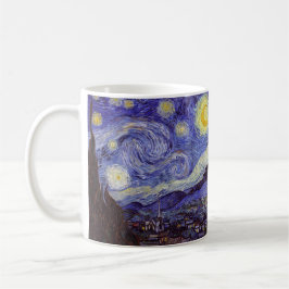 Taza De Café Vincent Van Gogh Starry Night Vintage Bella Artes