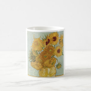 Taza De Café Vincent van Gogh Still Life Vase with Sunflowers