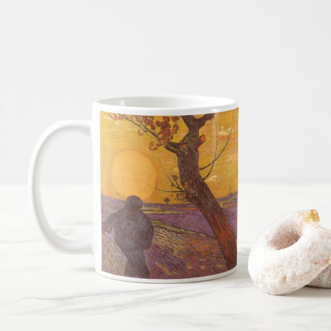 Taza De Café Vincent van Gogh - The Sower (Con donut)