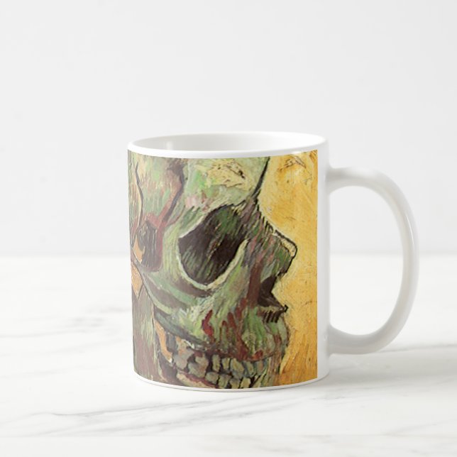 Taza De Café Vincent van Gogh - Vida fija con cráneo (Derecha)