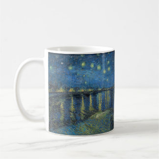 Taza De Café Vincent Willem van Gogh ローヌ川の星月夜