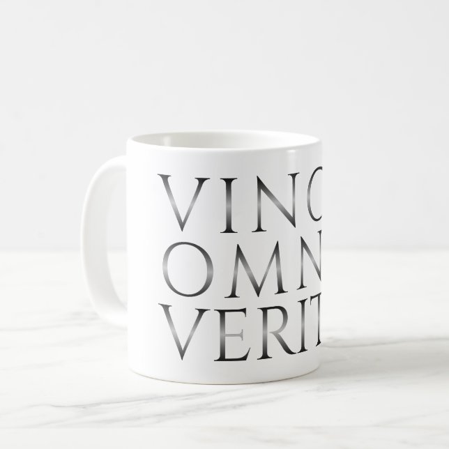 Taza De Café VINCIT OMNIA VERITAS - Luz (Anverso izquierdo)