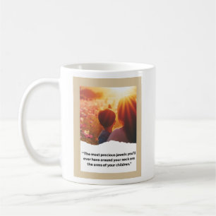 Taza De Café Vínculo padre e hijo con qoute