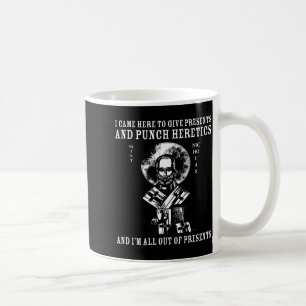 Taza De Café Vine a Dar y Golpear a Herejes Icono de San Nicolá